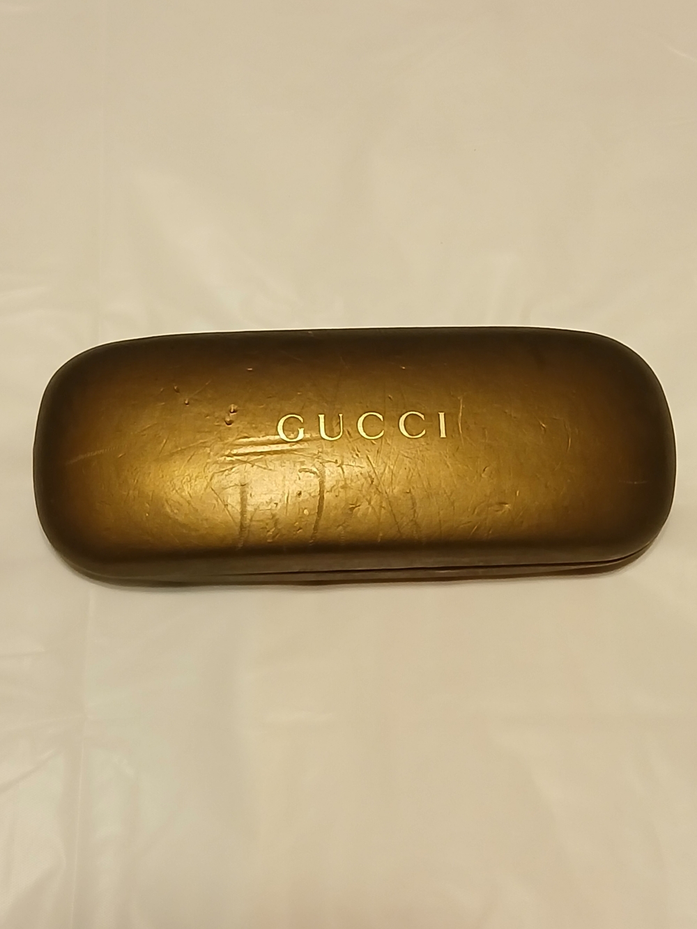 Gucci Gold Eyeglass Case - Luxurious Protective Case